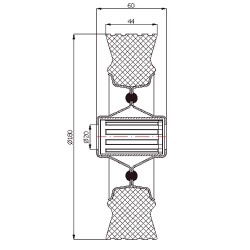 Metallgummirad Ø 180 mm