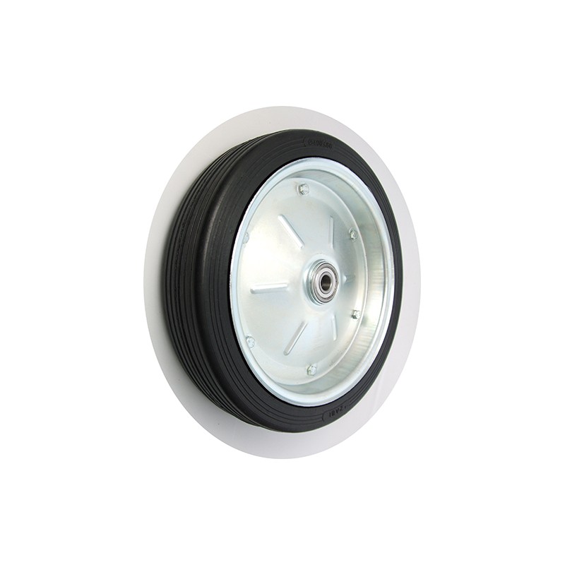 Metallgummirad Ø 400 mm /  Ø 25 mm mit Kugellager