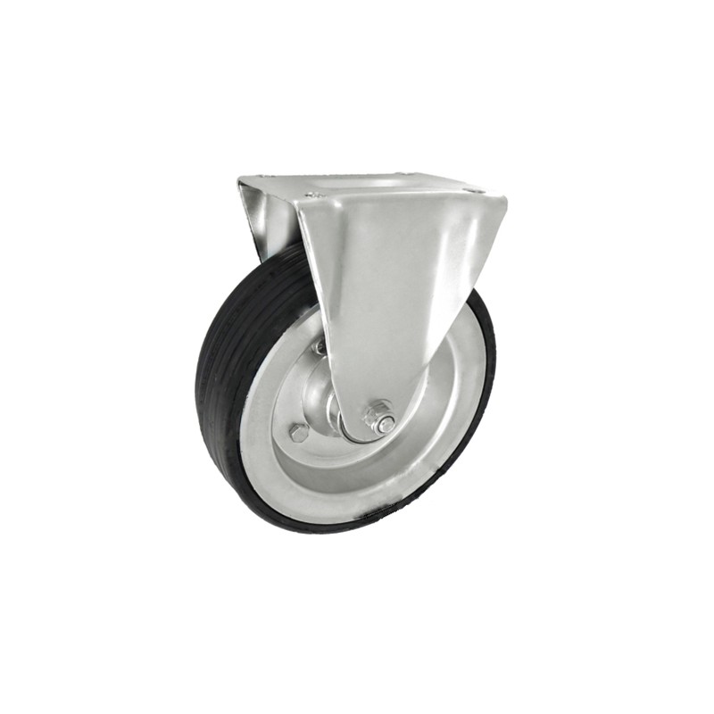 Metallgummirad Ø 225 mm in nicht-kippbaren Gehäusen / 83L