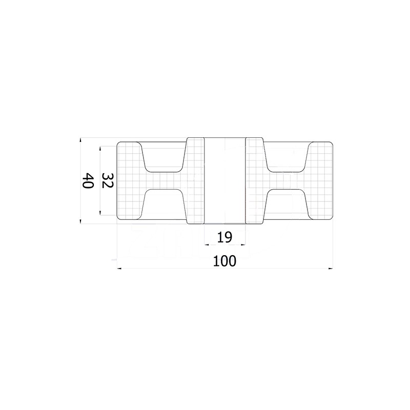 Polyamidräder Ø 100 mm