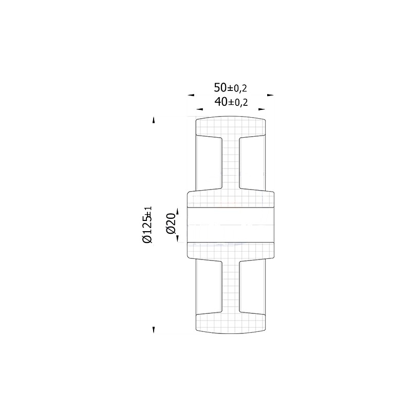 Polyamidräder Ø 125 mm