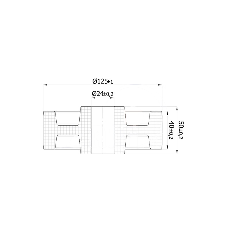 Polyamidräder Ø 125 mm