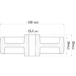 Polyamidräder Ø 150 mm / Ø 15 mm / 	79B/15