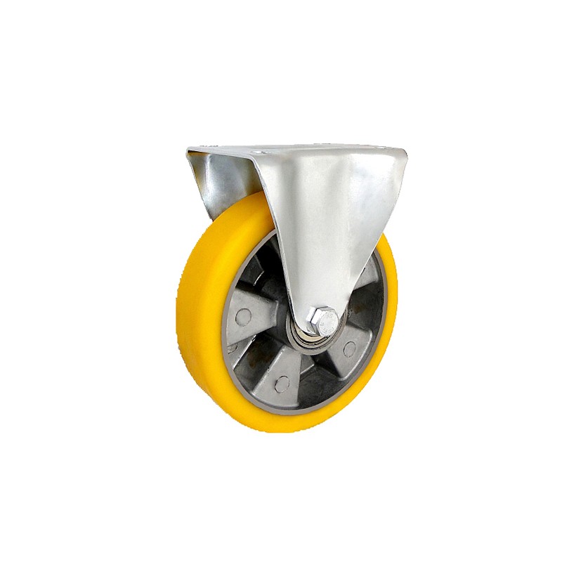 Aluminium-polyurethan-räder Ø 180 mm in nicht-kippbaren Gehäusen