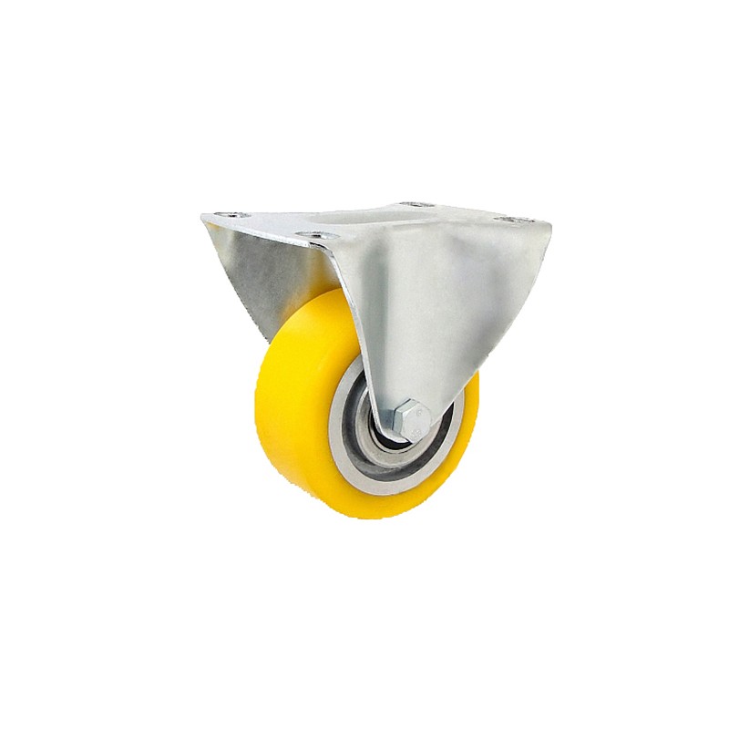 Aluminium-polyurethan-räder Ø 80 mm in nicht-kippbaren Gehäusen