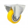 Aluminium-polyurethan-räder Ø 80 mm in nicht-kippbaren Gehäusen