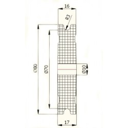 Seilrolle Ø 80mm für Seil 6mm