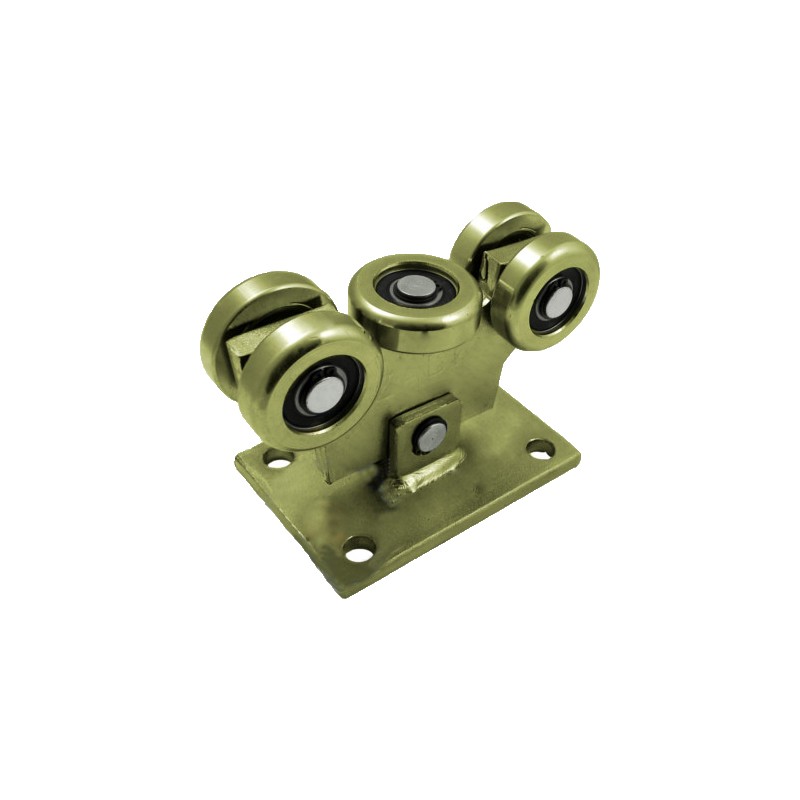 Rollenwagen mit 5 Rollen, kippbar, ohne Höhenverstellung