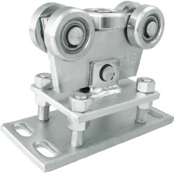 Rollenwagen mit 5 Rollen, kippbar, mit Höhenverstellung