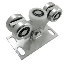 Rollenwagen mit 5 Rollen, kippbar, ohne Höhenverstellung