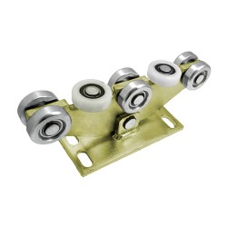 Rollenwagen mit 8 Rollen, kippbar, ohne Höhenverstellung