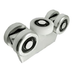 Rollenwagen mit 5 Rollen mit Flacheisen