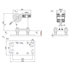 Rollenwagen mit 3 Rollen, nicht kippbar, mit Höhenverstellung