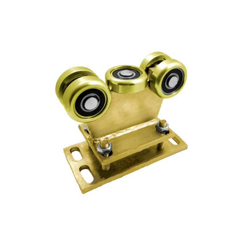 Rollenwagen mit 5 Rollen, nicht kippbar, mit Höhenverstellung