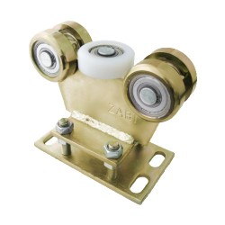 Rollenwagen mit 5 Rollen, nicht kippbar, mit Höhenverstellung