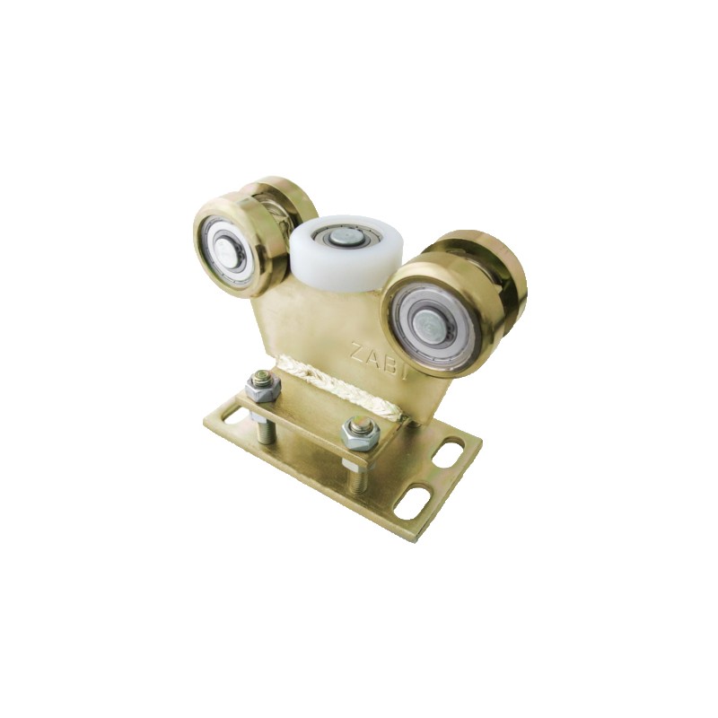 Rollenwagen mit 5 Rollen, nicht kippbar, mit Höhenverstellung