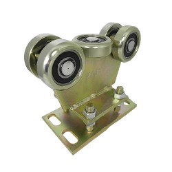 Rollenwagen mit 5 Rollen, nicht kippbar, mit Höhenverstellung