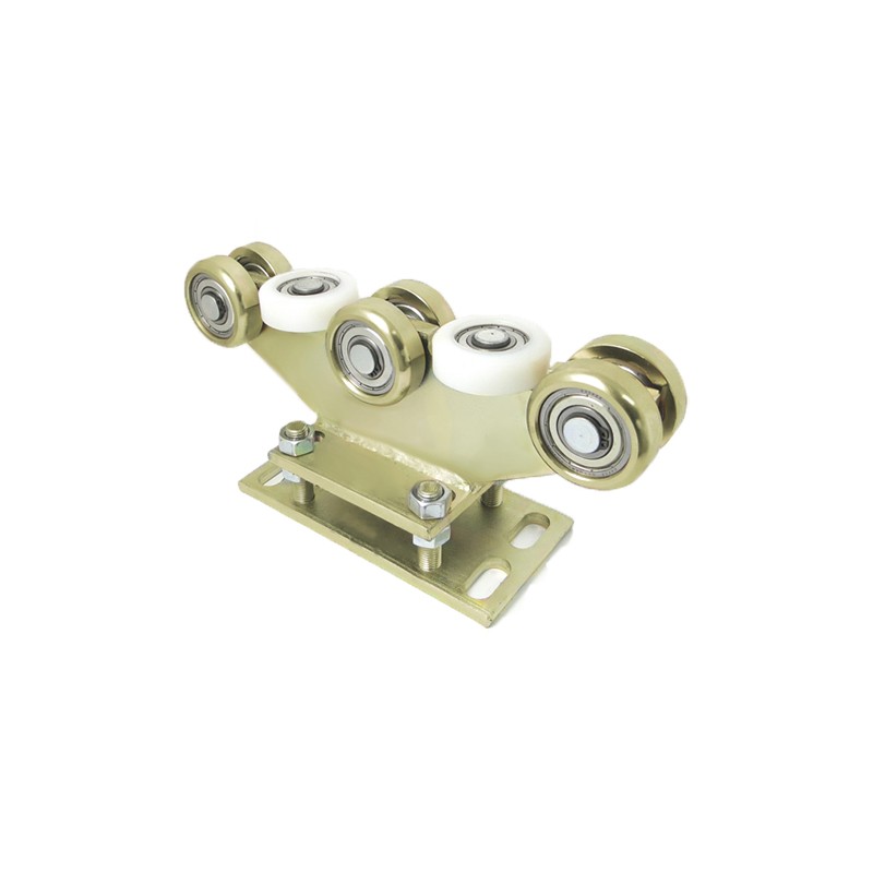 Rollenwagen mit 8 Rollen, nicht kippbar, mit Höhenverstellung