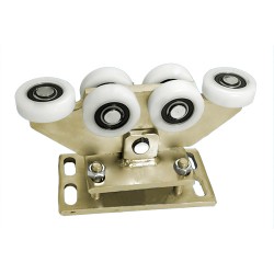 Rollenwagen mit 6 Rollen, kippbar, mit Höhenverstellung