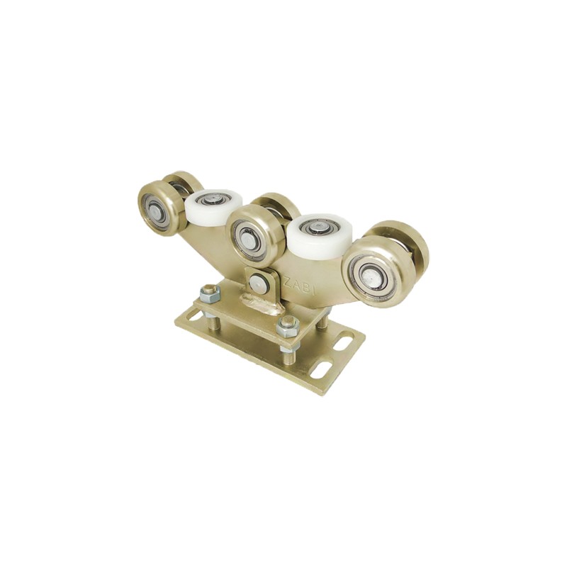 Rollenwagen mit 8 Rollen, kippbar, mit Höhenverstellung