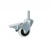 Möbelrolle Ø 50 mm / M12 mit Bremse