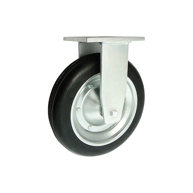 Metallgummirad Ø 300 mm in nicht-kippbaren Gehäusen