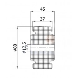 Polyamidräder Ø 80 mm