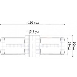 Polyamidräder Ø 150 mm / Ø 15,5 mm