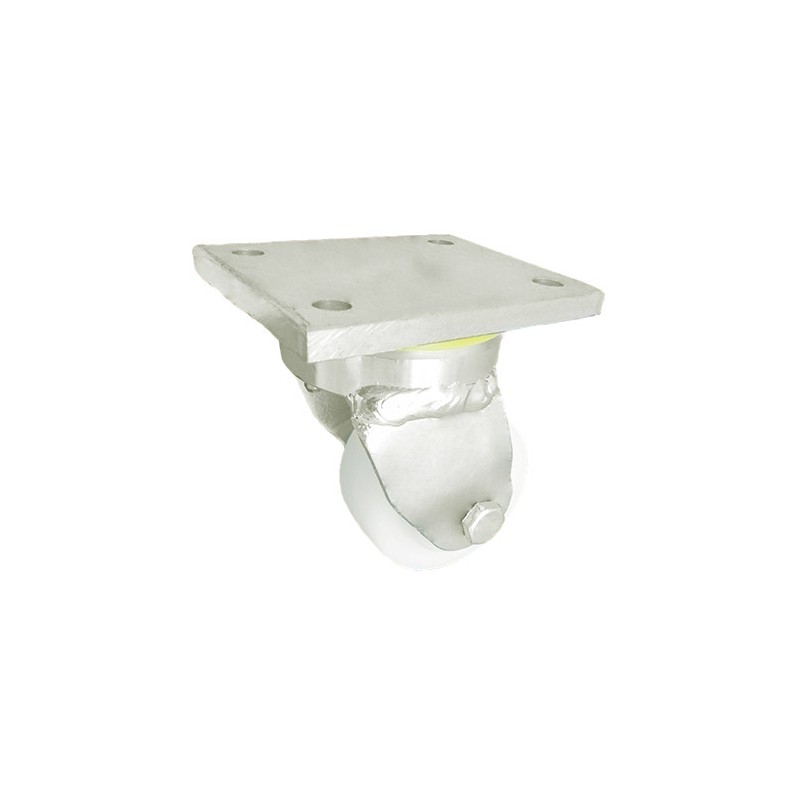 Polyamidräder Ø 80 mm in kippbaren Gehäusen