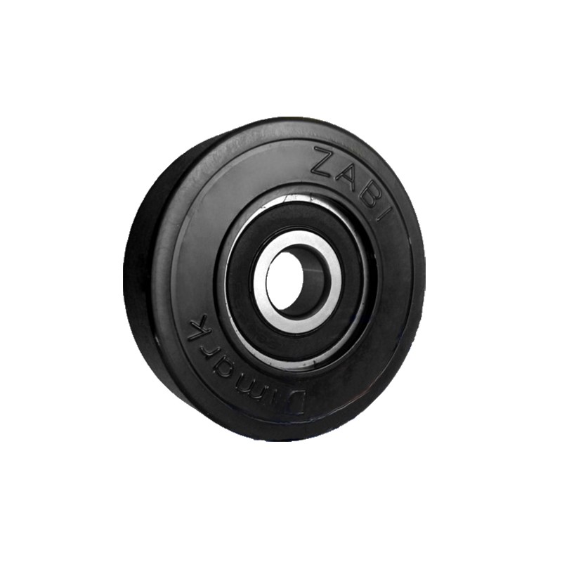 Polyurethanrolle Ø 80mm mit Kugellager