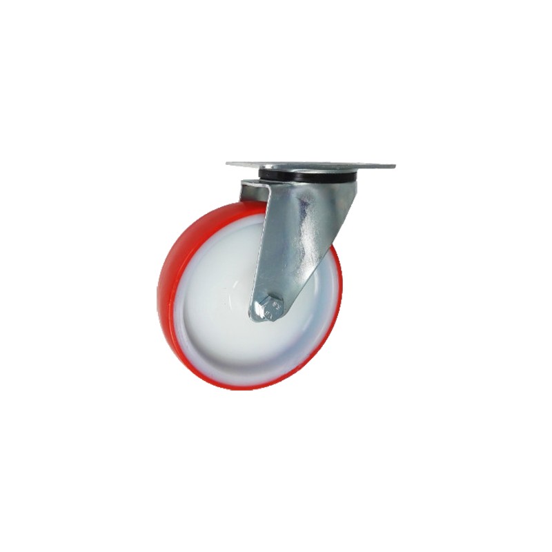 Polyamid-Polyurethanräder Ø 150 mm in kippbaren Gehäusen