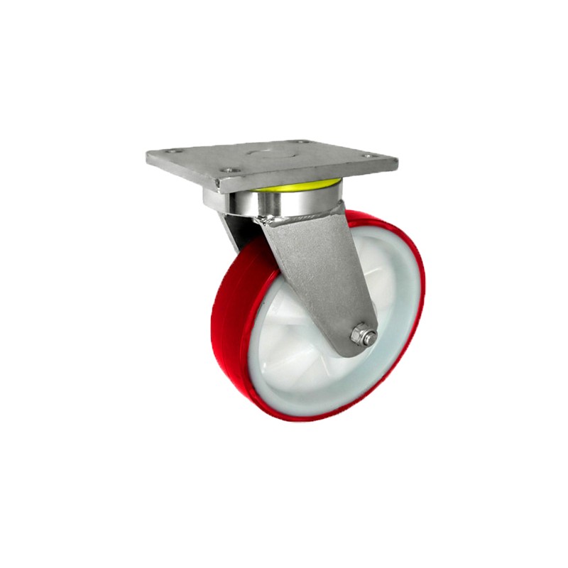 Polyamid-Polyurethanräder Ø 200 mm in kippbaren Gehäusen