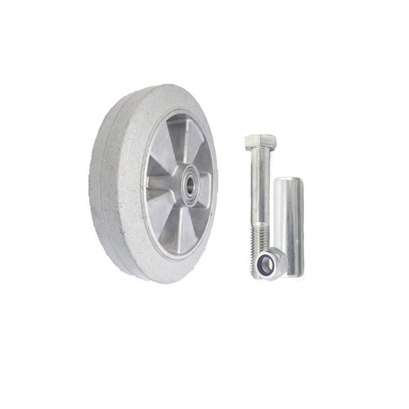 Aluminium-Gummirad Ø 250 mm mit Montage-Set