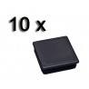 10x Quadratische Abschlusskappen 70x70 mm