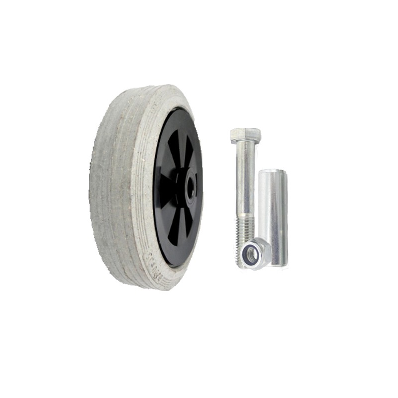 Kunststoffgummirad Ø 200 mm mit Montage-Set