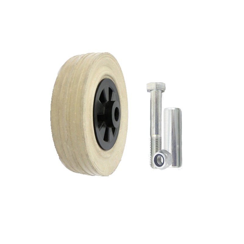 Kunststoffgummirad Ø 180 mm mit Montage-Set / 51TSX