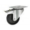 Räder 100mm mit Wärmebeständigkeit bis 250°C In kippbaren Gehäusen mit Bremse - 15EH