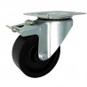 Räder 100mm mit Wärmebeständigkeit bis 250°C In kippbaren Gehäusen mit Bremse - 15EZH