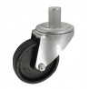 Räder 100mm mit Wärmebeständigkeit bis 250°C Lenkrollen mit Zapfen - 14E*24