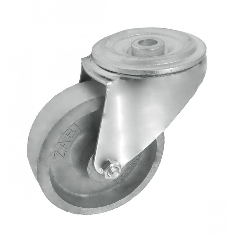 Räder 100 mm mit Wärmebeständigkeit bis 300°C in kippbaren Gehäusen - A17