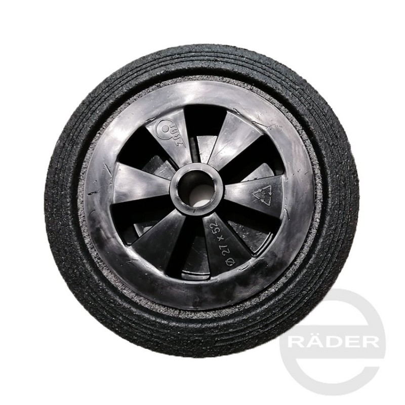 Kunststoffgummirad Ø 250mm, Ø 27mm / 99T