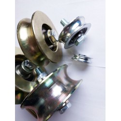 Metallrolle Ø 89mm für Tore für Rohr 1/2"