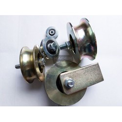 Metallrolle Ø 89mm für Tore für Rohr 3/4"