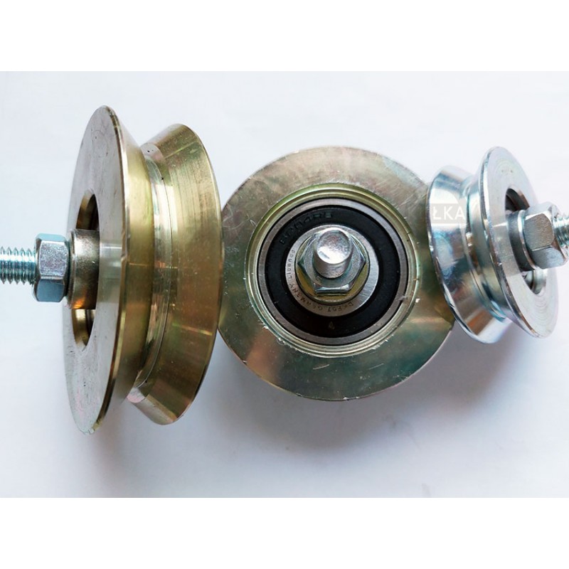 Metallrolle Ø 58 mm für Tore für Winkel mit Befestigung