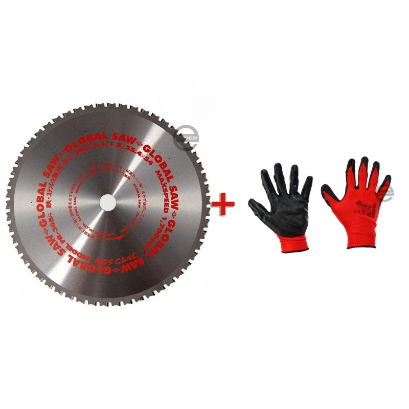 Japanisches Stahlsägeblatt  305 x 2.2/1.8 x 25.4mm / 54 Zähne, CERMET  / FR-305S