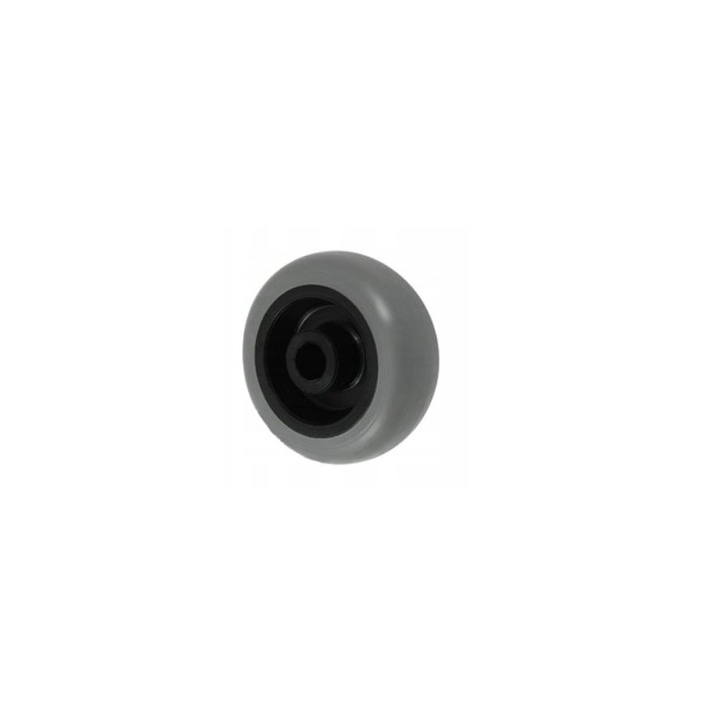 Rad fi. 40 mm, Kunststoff-Polyurethan, Bohrung 5 mm, T: 40 kg / M40TPU