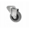 Möbelrad 50 mm, Lenkrolle mit Rückenloch, Tragfähigkeit 45kg / M57TPU