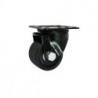 Möbelrolle, 75 mm, Polyamid, schwarz, Lenkrolle, N: 600 kg / M72BNW