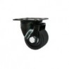 Möbelrolle, 75 mm, Polyamid, schwarz, Lenkrolle, N: 600 kg / M72BNW