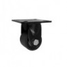 Möbelrolle, 50 mm, Polyamid, schwarz, Bockrolle, N: 300 kg / M53BNW